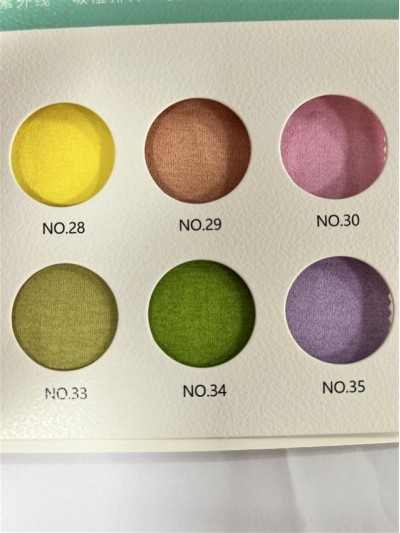 GZ-DZLP F099P Snowflake Quick-Drying Cotton Specifications: 165CM*155g/㎡ Ingredients: 50% composite elastic fiber 50% Polyester Moisture absorption and quick drying Original yarn sun protection function UPF50+ 7A antibacterial Anti-ultraviolet back view